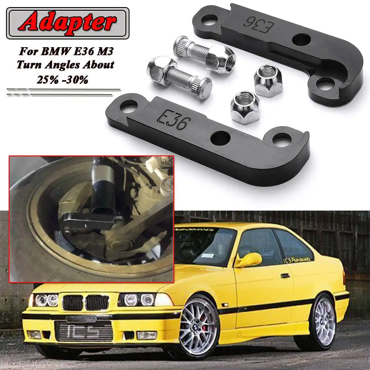 Адаптер для шин E36 M3, черный/серебристый/красный/синий, 2 шт., поворотные углы, около 25%-30%, комплект для дрифта для BMW E36 M3 06CSF005ARD
Адаптер для шин E36 M3, черный/серебристый/красный/синий, 2 шт., поворотные углы, около 25%-30%, комплект для дрифта для BMW E36 M3 06CSF005ARD