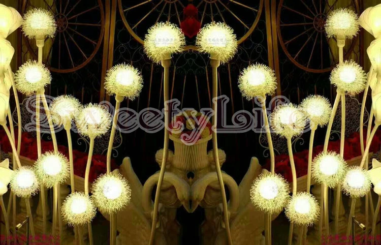 Dandelion style Wedding Stands Led Lights Road Lead aisle Stand Pillar Wedding Decoration 10 sets/lot
Dandelion style Wedding Stands Led Lights Road Lead aisle Stand Pillar Wedding Decoration 10 sets/lot
