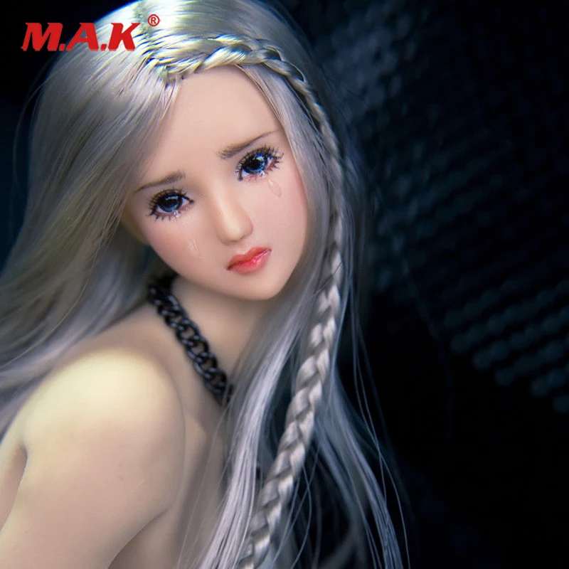 Sliver Straight Hair Blue Eyes 1/6 Pale Skin Female Head Sculpt Fit 12" JODOLL OB Phicen Figures Body
Sliver Straight Hair Blue Eyes 1/6 Pale Skin Female Head Sculpt Fit 12" JODOLL OB Phicen Figures Body