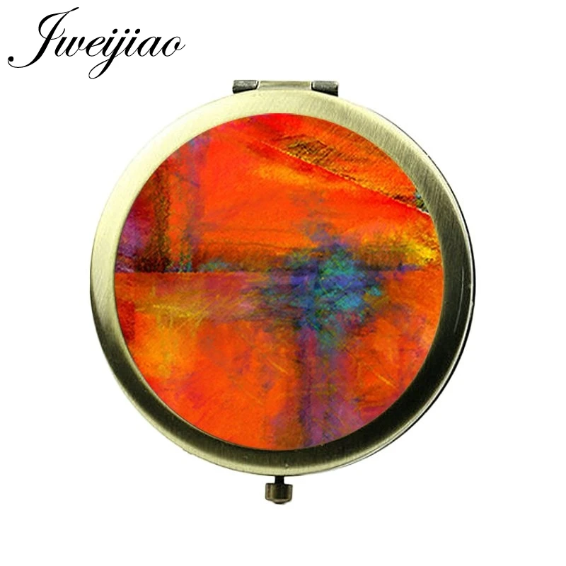 JWEIJIAO Women Famous Abstracts Oil Paintings Makeup Mirrors Glass Cabochon colourful Art Picture Round Compact Pocket mirrors
JWEIJIAO Women Famous Abstracts Oil Paintings Makeup Mirrors Glass Cabochon colourful Art Picture Round Compact Pocket mirrors