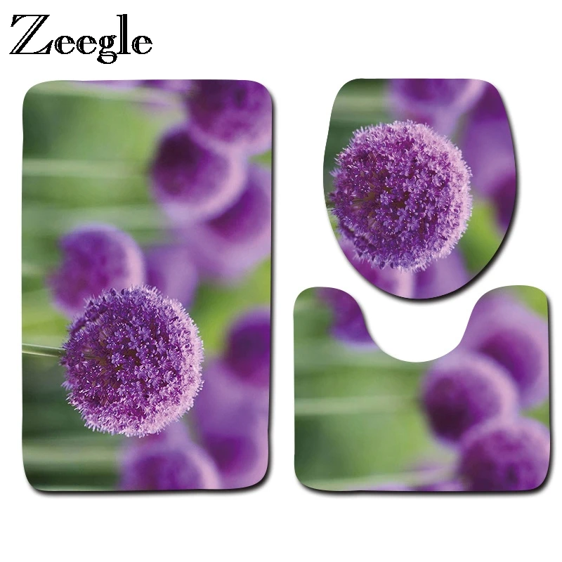 Zeegle Plants Printed 3pcs Bathroom Rug Set Non-slip Toilet Seat Cover Rug Bathroom Accessories Washable Toilet Bath Mat Set
Zeegle Plants Printed 3pcs Bathroom Rug Set Non-slip Toilet Seat Cover Rug Bathroom Accessories Washable Toilet Bath Mat Set