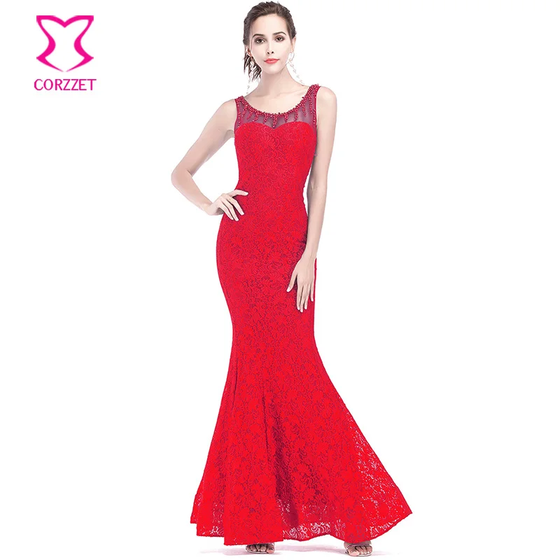 Red Floral Lace & Pearl Beaded Transparent Mesh Sleeveless Sexy Party Bodycon Dress Elegant Club Dresses Vestidos Verano 2018
Red Floral Lace & Pearl Beaded Transparent Mesh Sleeveless Sexy Party Bodycon Dress Elegant Club Dresses Vestidos Verano 2018