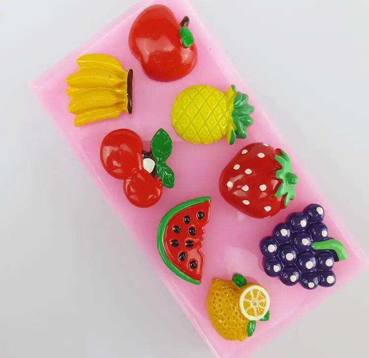 Free Post new series DIY fruit cake decorated chocolate fondant mold mold food grade liquid silicone environmental protection
Free Post new series DIY fruit cake decorated chocolate fondant mold mold food grade liquid silicone environmental protection
