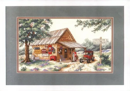 14/16/18/27/28 Gold Collection Lovely Counted Cross Stitch Kit Yesteryear Miles Corners Mike's Garage Cabin House Home dim 13597
14/16/18/27/28 Gold Collection Lovely Counted Cross Stitch Kit Yesteryear Miles Corners Mike's Garage Cabin House Home dim 13597
