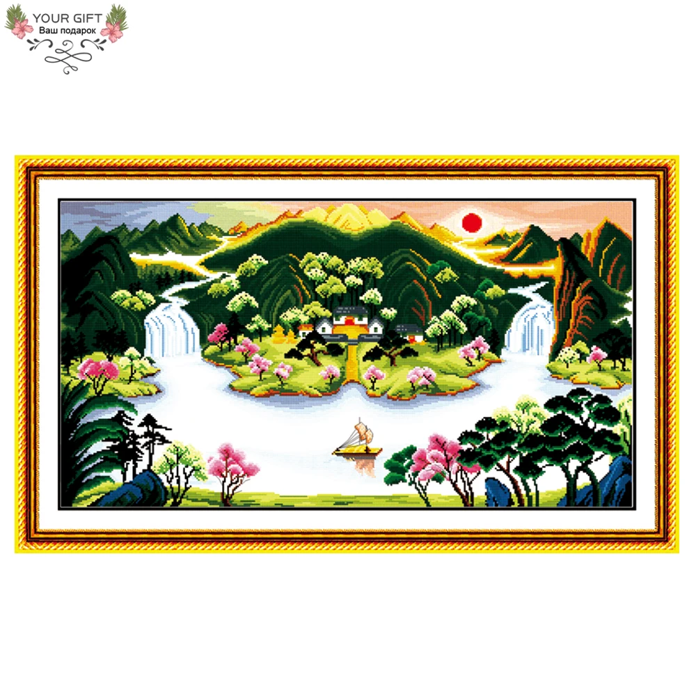 Joy Sunday F016(1) 14CT 11CT Counted and Stamped Home Decor Treasures Fill The Home Embroidery Cross Stitch Kits
Joy Sunday F016(1) 14CT 11CT Counted and Stamped Home Decor Treasures Fill The Home Embroidery Cross Stitch Kits