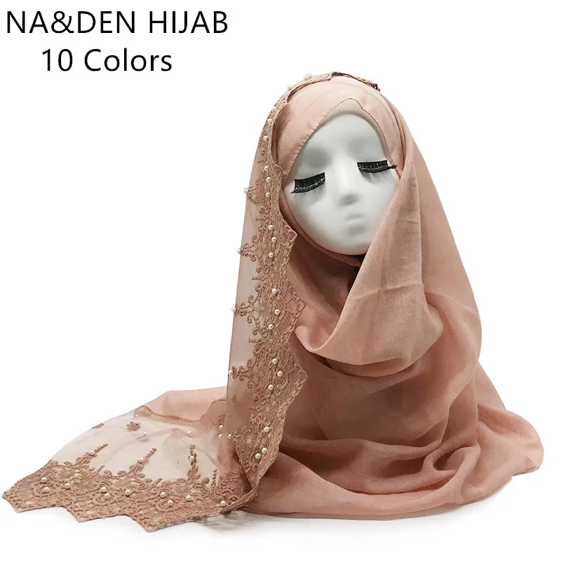 New flower lace elegant pearls women scarf/scarves fashion solid plain viscose shawls muslim hijab wraps bandana 10pcs/lot
New flower lace elegant pearls women scarf/scarves fashion solid plain viscose shawls muslim hijab wraps bandana 10pcs/lot