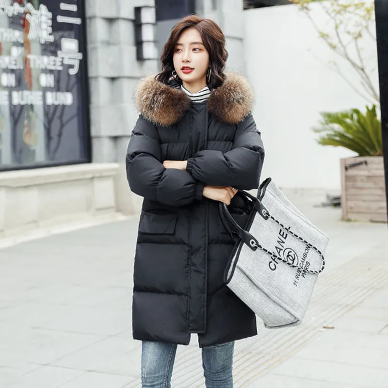 2018 Winter Coat New Women's Long Section Fur Collar Cotton Padded Warm Cotton Jacket Coat Down Cotton Coat Fashion Women YZH672
2018 Winter Coat New Women's Long Section Fur Collar Cotton Padded Warm Cotton Jacket Coat Down Cotton Coat Fashion Women YZH672