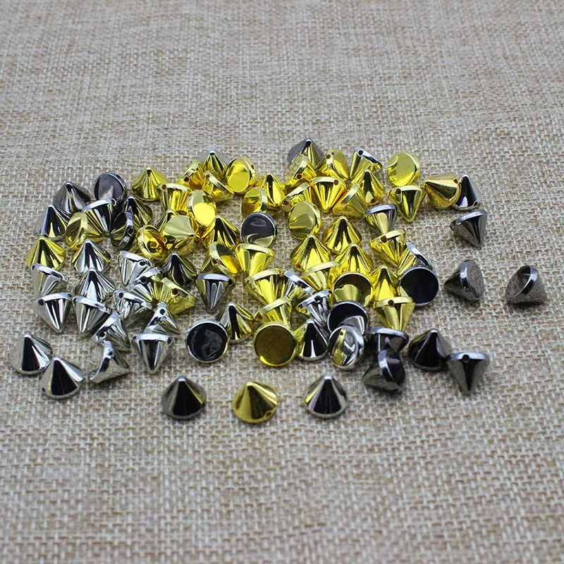 Gold/Silver Sewing Spike Rivet Studs Nail Punk Rock For Bags Dress Clothes DIY Bead Crafts Riveting Garment Wedding 500 Pcs/lot
Gold/Silver Sewing Spike Rivet Studs Nail Punk Rock For Bags Dress Clothes DIY Bead Crafts Riveting Garment Wedding 500 Pcs/lot