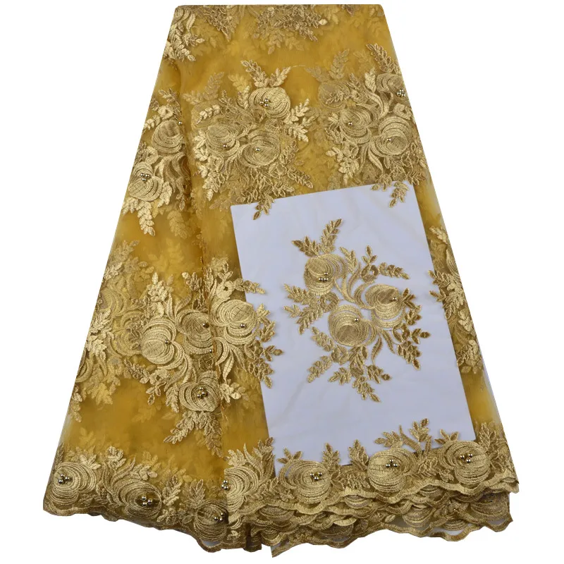 Free Shipping French Lace Fabric With Beads Gold African Lace Fabric High Quality 2018 Net Lace Nigerian Material Dress 1342
Free Shipping French Lace Fabric With Beads Gold African Lace Fabric High Quality 2018 Net Lace Nigerian Material Dress 1342