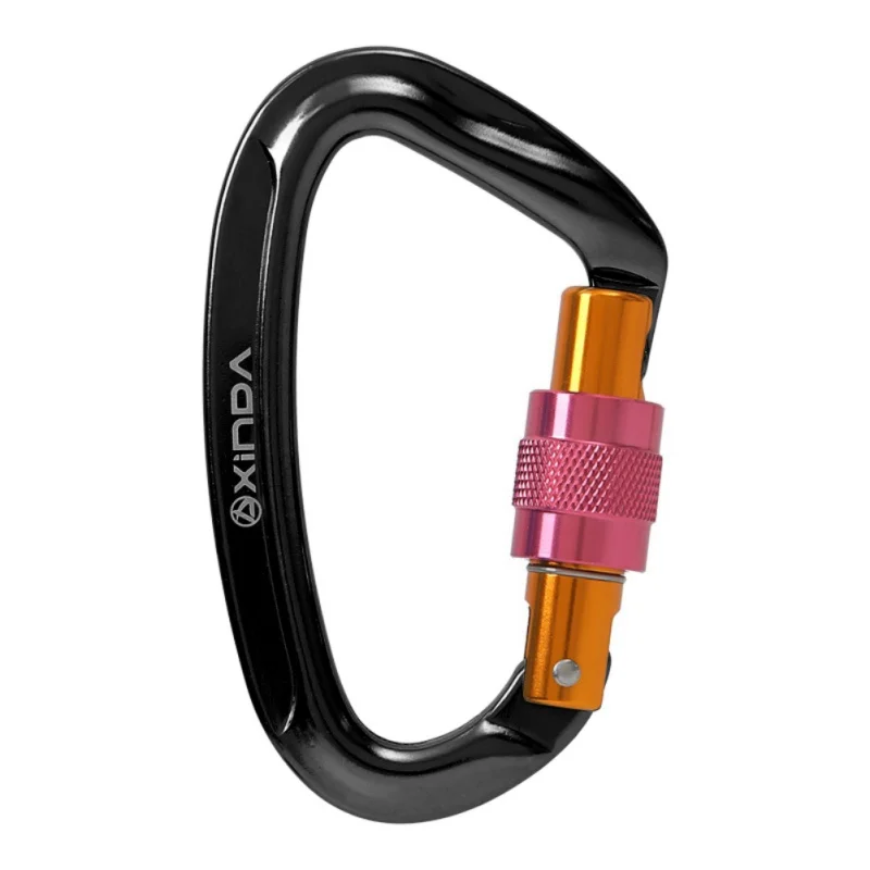 Climbing Carabiner D Shaped Safety Master Screw Lock Buckle 25KN Mountaineering Caving Rock Escalade Equipement
Climbing Carabiner D Shaped Safety Master Screw Lock Buckle 25KN Mountaineering Caving Rock Escalade Equipement