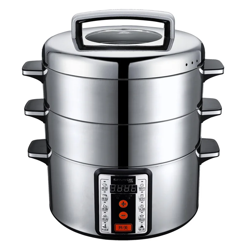 Electric Steamer SMS-32D Multi-function Household Large Capacity Steam Pot Two-layer Cage
Electric Steamer SMS-32D Multi-function Household Large Capacity Steam Pot Two-layer Cage