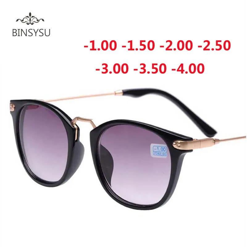 New Finished Myopia Sun Glasses Fashion Gray Lens Metal Legs With Degrees Sunglasses -1 -1.5 -2.0 -2.5 -3.0 -3.5 -4.0
New Finished Myopia Sun Glasses Fashion Gray Lens Metal Legs With Degrees Sunglasses -1 -1.5 -2.0 -2.5 -3.0 -3.5 -4.0