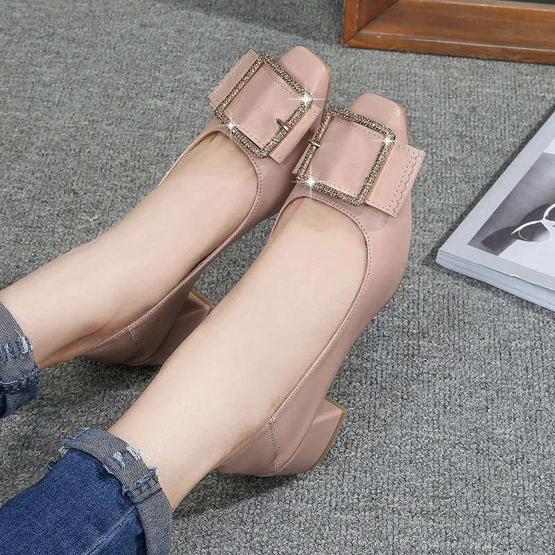 Casual Shoes Women High Heels Shoes Elegant Office Ladies Shoes Comfortable Pumps Woman Square Heels 4cm TB006
Casual Shoes Women High Heels Shoes Elegant Office Ladies Shoes Comfortable Pumps Woman Square Heels 4cm TB006
