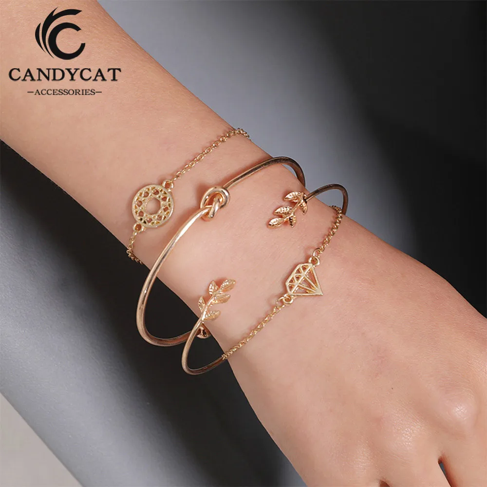 4 Pcs/ Set Bohemia Leaf Knot Bracelets For Woman Fashion Charm Female Bracelet Personality Party Bracelet Jewelry Accessories
4 Pcs/ Set Bohemia Leaf Knot Bracelets For Woman Fashion Charm Female Bracelet Personality Party Bracelet Jewelry Accessories