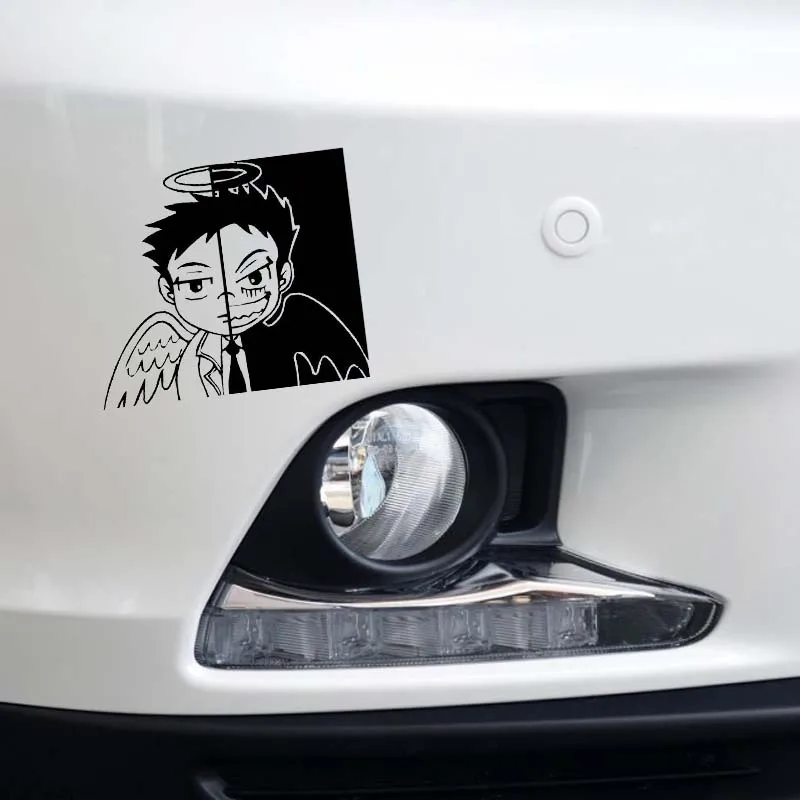YJZT 13.4*11.5CM Angel Devil Live In One Body Decal Silhoutte Design Covering The Body Car Sticker Black/Silver C20-1387
YJZT 13.4*11.5CM Angel Devil Live In One Body Decal Silhoutte Design Covering The Body Car Sticker Black/Silver C20-1387
