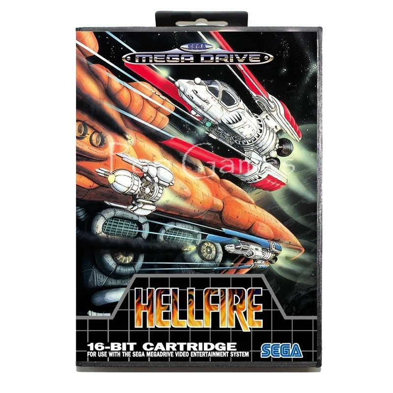 Hellfire с коробкой для 16-битной игровой карты Sega MD для Mega Drive для видеоконсоли Genesis
Hellfire с коробкой для 16-битной игровой карты Sega MD для Mega Drive для видеоконсоли Genesis