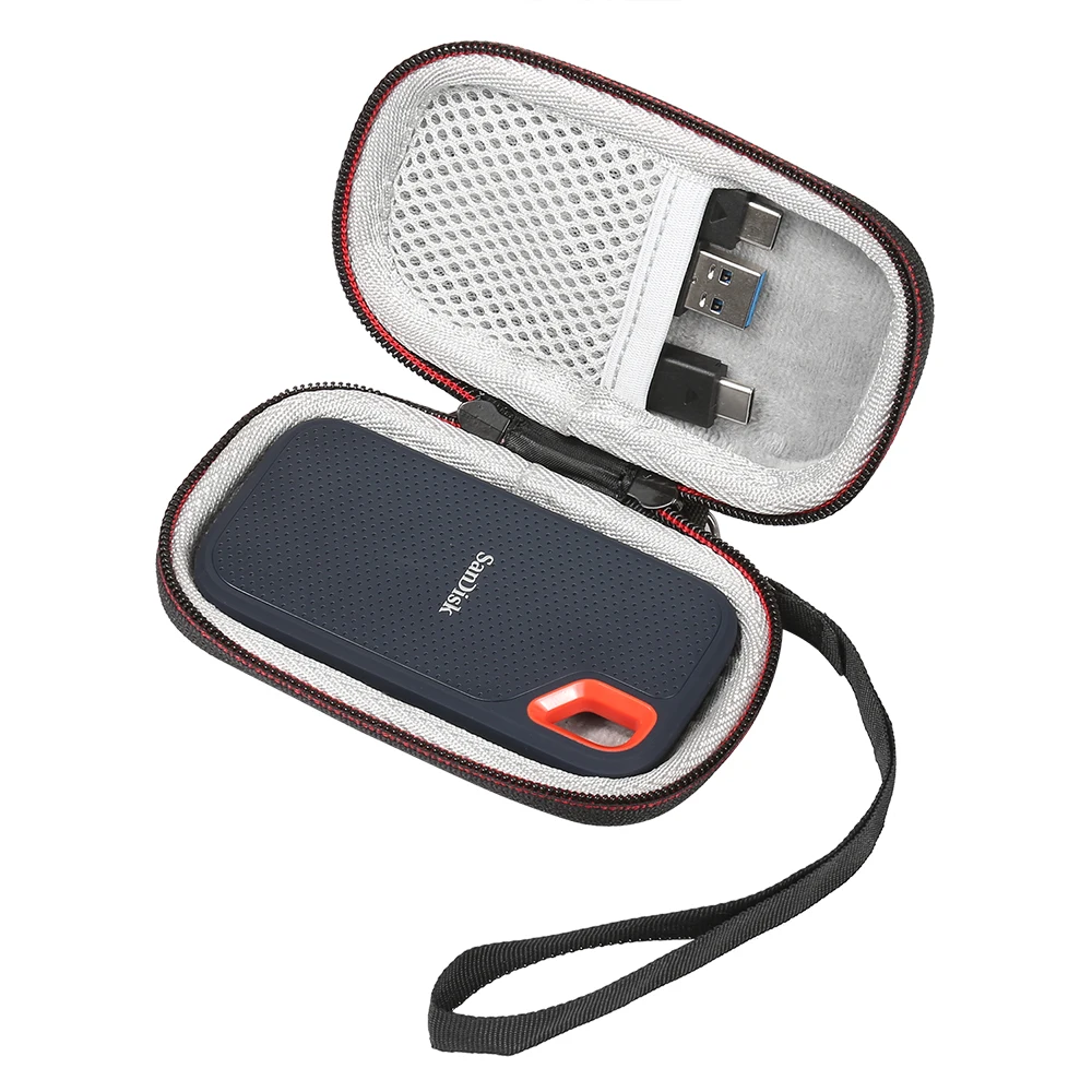 2019 Newest EVA Hard Case For SanDisk 250GB / 500GB / 1TB / 2TB Extreme Portable SSD SDSSDE60 - Carrying Storage Bag (Only Case)
2019 Newest EVA Hard Case For SanDisk 250GB / 500GB / 1TB / 2TB Extreme Portable SSD SDSSDE60 - Carrying Storage Bag (Only Case)