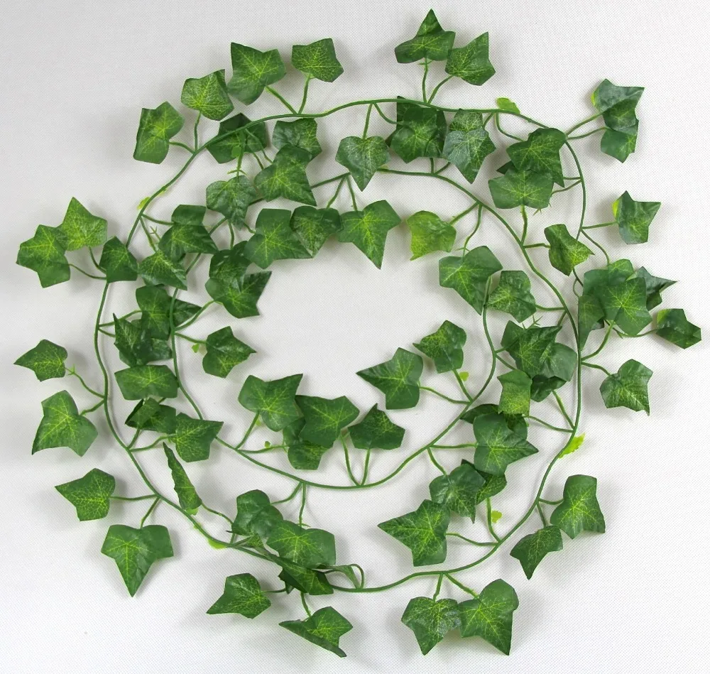 Hanging Artificial Green Leaf Garland Plants Ivy Vine Foliage Plastic Fake Plants Party Supplies Wedding Garden Home Decoration
Hanging Artificial Green Leaf Garland Plants Ivy Vine Foliage Plastic Fake Plants Party Supplies Wedding Garden Home Decoration