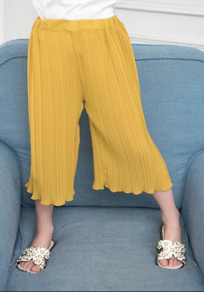 Children Girls Wide Leg Pants Fashion 2019 Summer Fall Kids Girls Capri Pants Pink Black Hem Loose Pants Girls Cotton Trousers
Children Girls Wide Leg Pants Fashion 2019 Summer Fall Kids Girls Capri Pants Pink Black Hem Loose Pants Girls Cotton Trousers