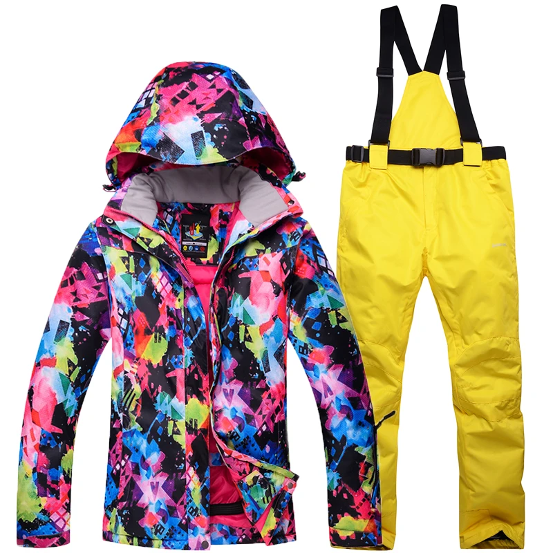 NEW Skiing sets women ski jacket and pant snow suits Warm Waterproof Windproof Snowboarding Sets winter outdoor clouthes
NEW Skiing sets women ski jacket and pant snow suits Warm Waterproof Windproof Snowboarding Sets winter outdoor clouthes