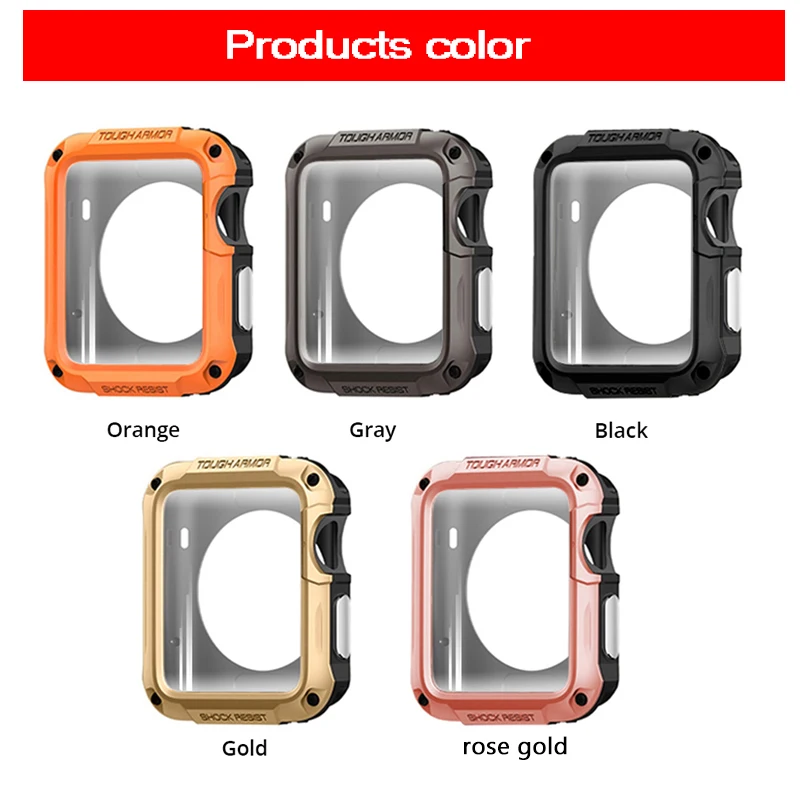 SGP Protector case cover for Apple Watch 4 5 44/40mm Anti-fall case for iwatch series 3/2/1 42/38mm men&women watche accessories
SGP Protector case cover for Apple Watch 4 5 44/40mm Anti-fall case for iwatch series 3/2/1 42/38mm men&women watche accessories