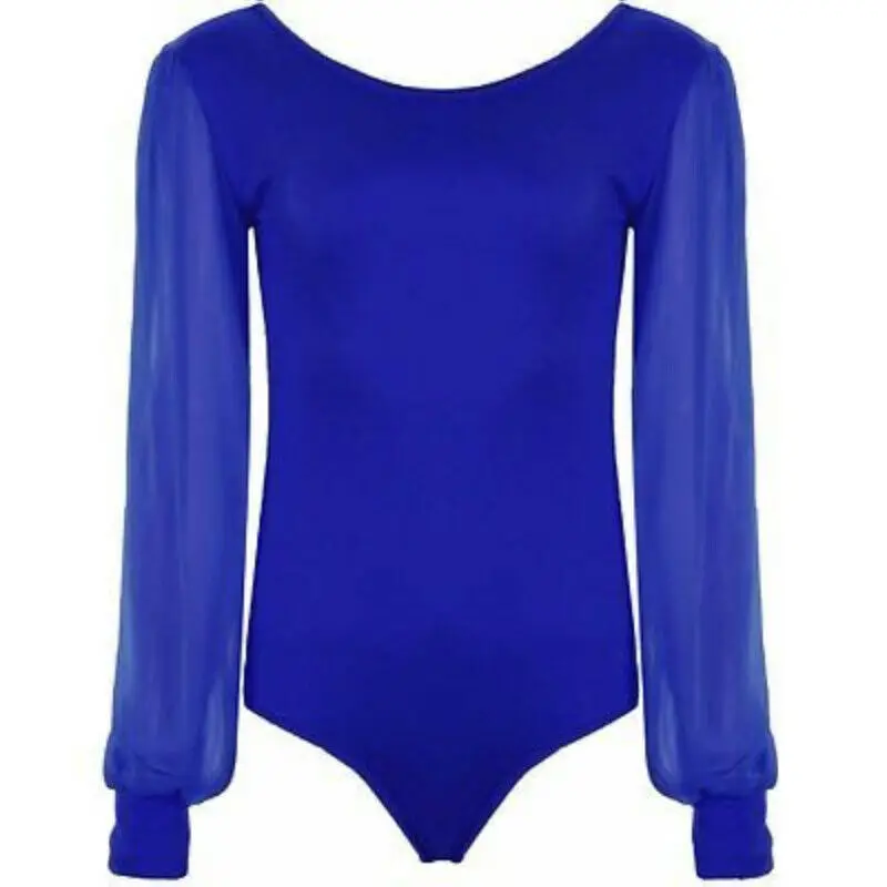 Women Long Sleeve Bandage Bodysuit Sexy Leotard Mesh Top Stretch Lady Bodysuit Slim Short Romper
Women Long Sleeve Bandage Bodysuit Sexy Leotard Mesh Top Stretch Lady Bodysuit Slim Short Romper