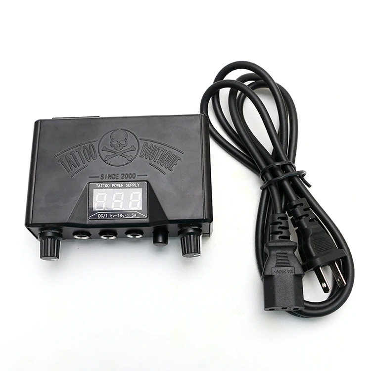 Permanent Makeup Tattoo Supply Tools Black Double Dual LED 3 Digital Display Tattoo Machine Power Supply For Liner Shader
Permanent Makeup Tattoo Supply Tools Black Double Dual LED 3 Digital Display Tattoo Machine Power Supply For Liner Shader