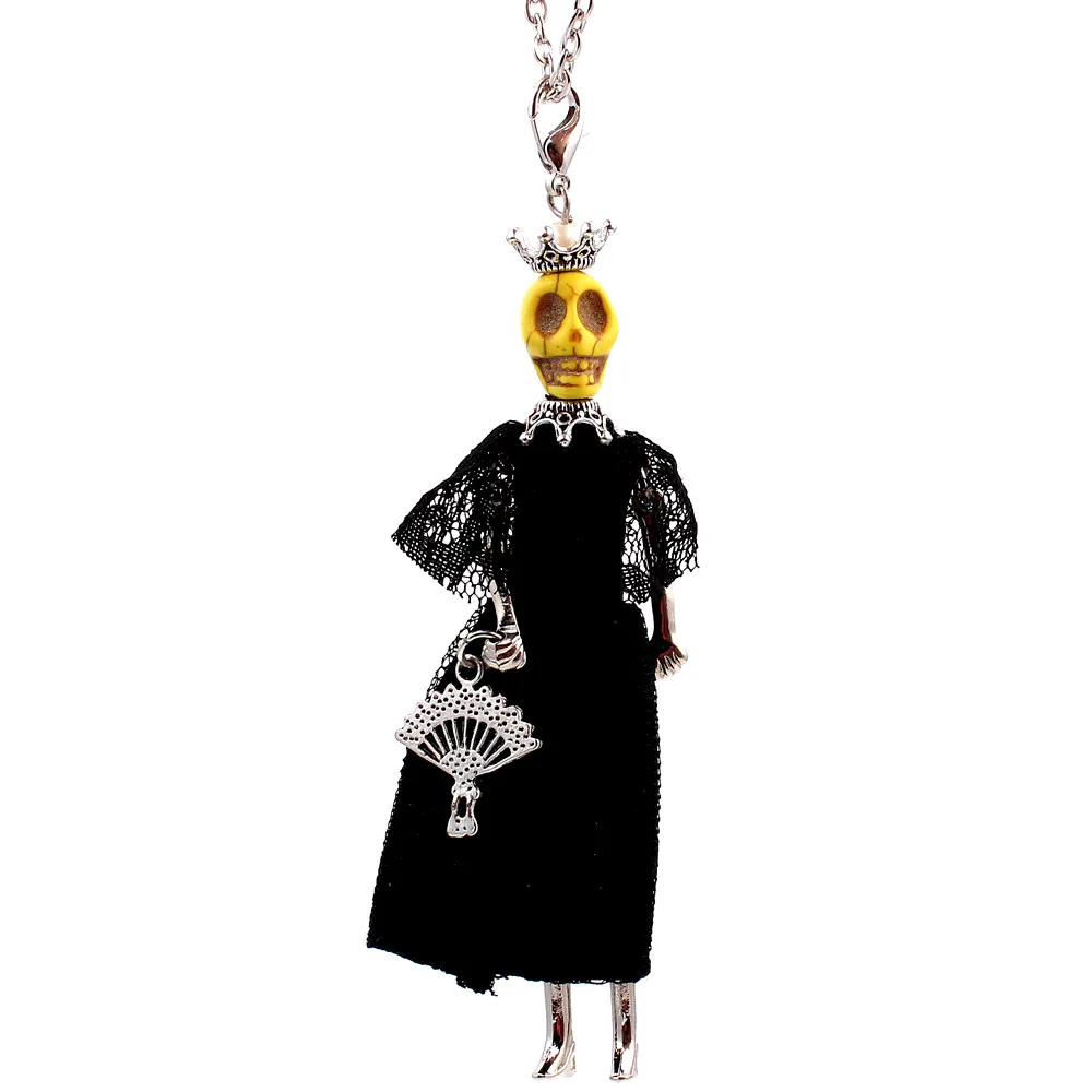 2017 PARIS Multicolor Queen doll Necklace Dress Trendy Long Chain Halloween Skull Necklace For wedding bride Fashion Jewelry
2017 PARIS Multicolor Queen doll Necklace Dress Trendy Long Chain Halloween Skull Necklace For wedding bride Fashion Jewelry