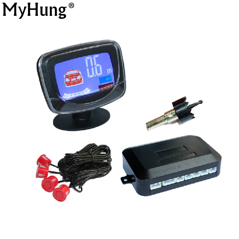 Car LCD Display Parking Sensors for car 4 Reverse Parking Sensors Backup Radar Car Detector System Kit For All The Car 1set
Car LCD Display Parking Sensors for car 4 Reverse Parking Sensors Backup Radar Car Detector System Kit For All The Car 1set