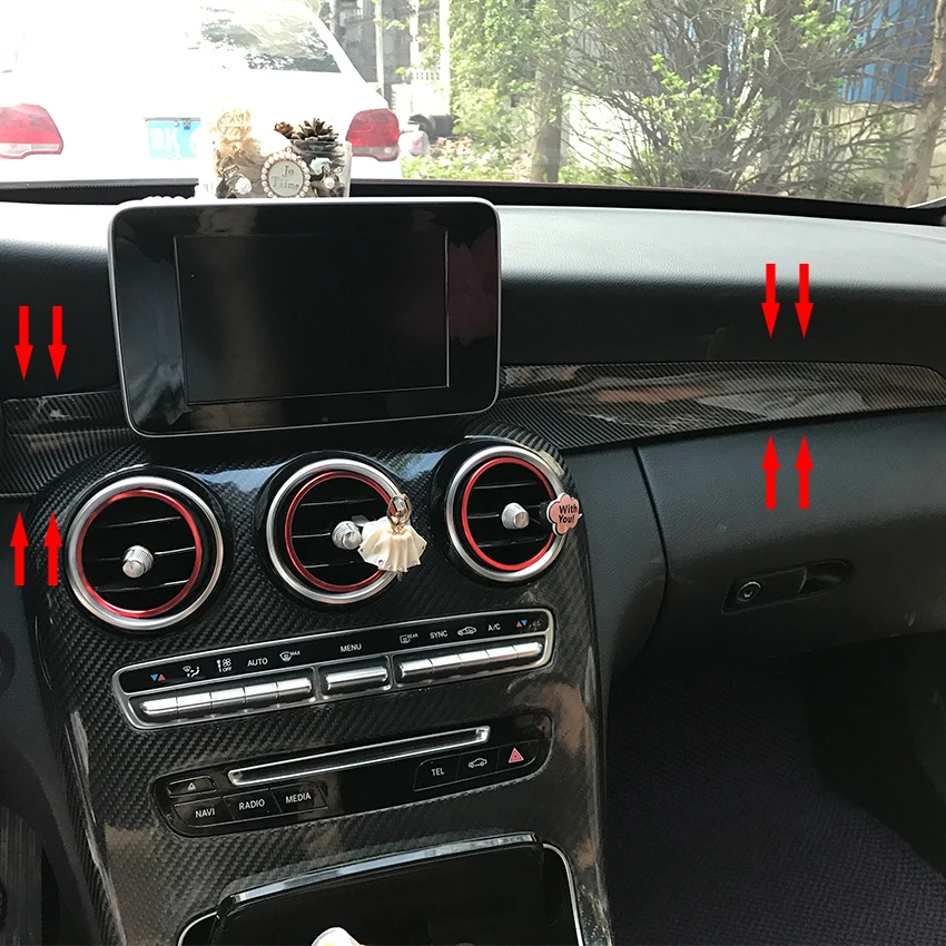 For Mercedes Benz C GLC Class W205 X253 Console Dashboard Decorative Trim Cover Stickers Accessories Car Styling
For Mercedes Benz C GLC Class W205 X253 Console Dashboard Decorative Trim Cover Stickers Accessories Car Styling