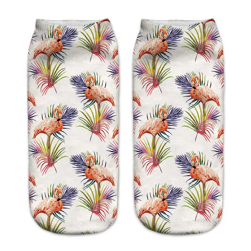 Dreamlikelin 3D Printing Women Socks Fashion Unisex Tropical Plants Coconut Socks Flamingo Female Low Ankle Sock
Dreamlikelin 3D Printing Women Socks Fashion Unisex Tropical Plants Coconut Socks Flamingo Female Low Ankle Sock