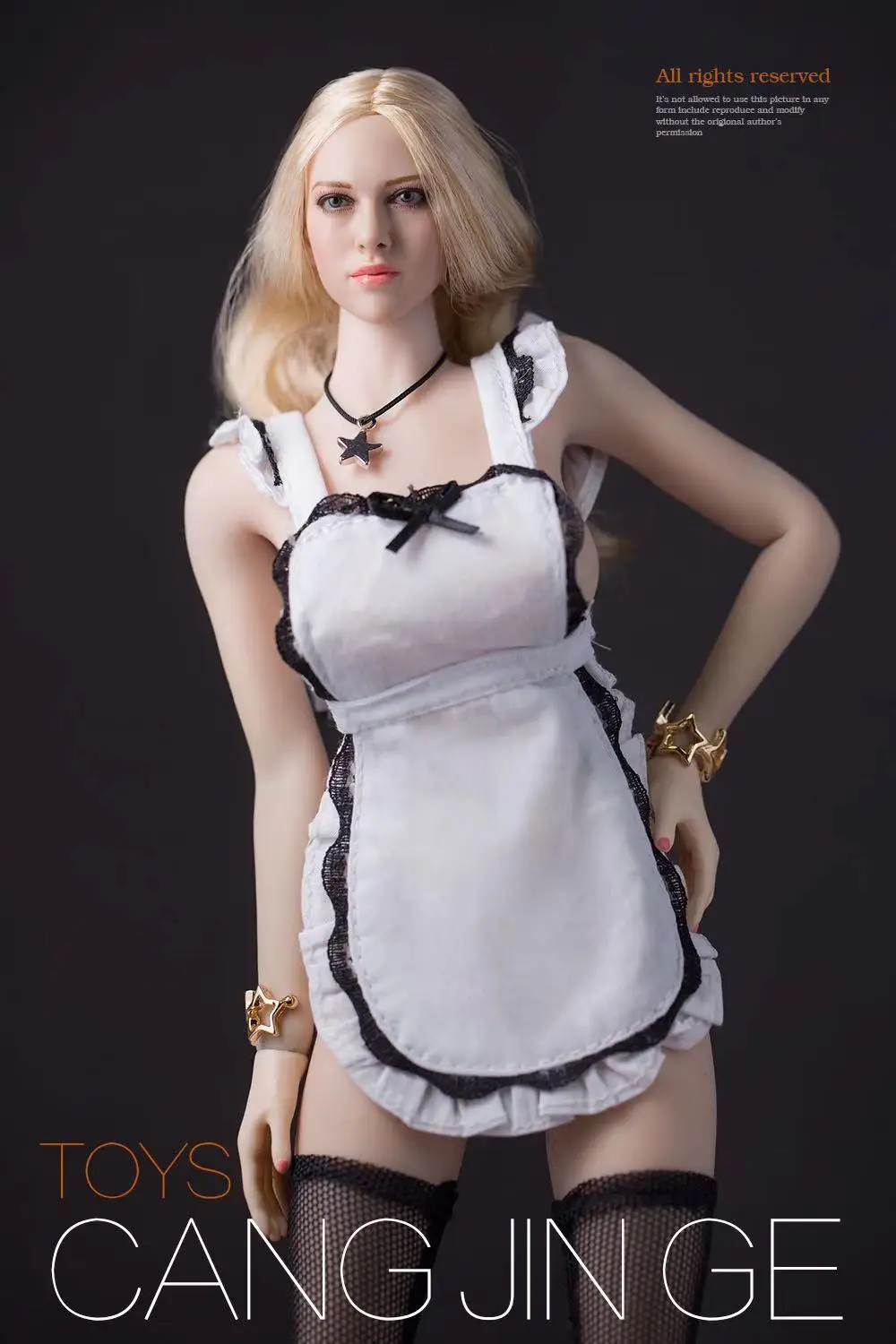 1/6 Scale Female Figure Clothes Sexy Maid Servant Girl Apron Woman Clothes Model for Kt004 Action Figures Body Accessories
1/6 Scale Female Figure Clothes Sexy Maid Servant Girl Apron Woman Clothes Model for Kt004 Action Figures Body Accessories