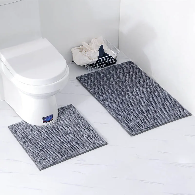 2pcs/set Soft Floor Mat Shaggy Carpet Rug Entrance Chenille Bathroom Absorbing Carpet Bathroom Mat Set Bath Mat
2pcs/set Soft Floor Mat Shaggy Carpet Rug Entrance Chenille Bathroom Absorbing Carpet Bathroom Mat Set Bath Mat
