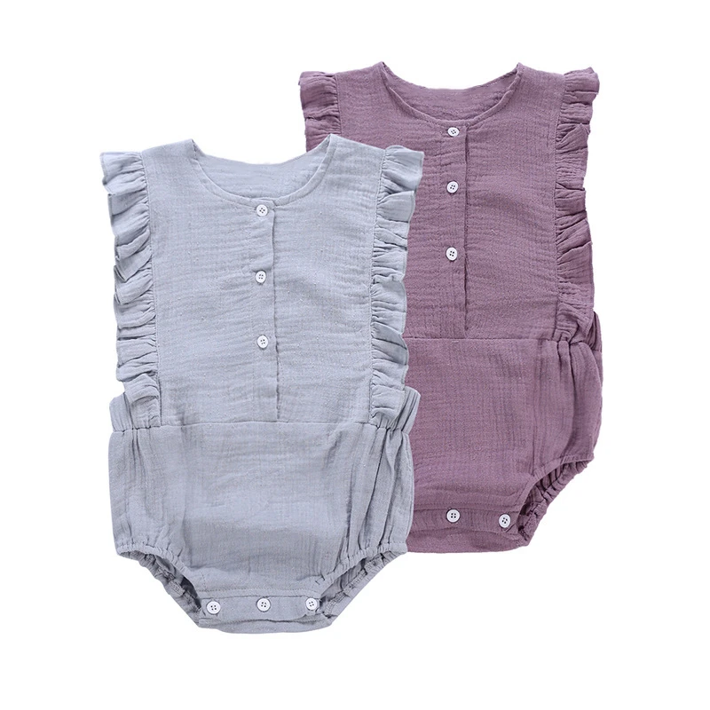 Newborn cute baby rompers girls clothes cotton vest Fly sleeve Triangle Summer jumpsuits Wooden ear clothing
Newborn cute baby rompers girls clothes cotton vest Fly sleeve Triangle Summer jumpsuits Wooden ear clothing