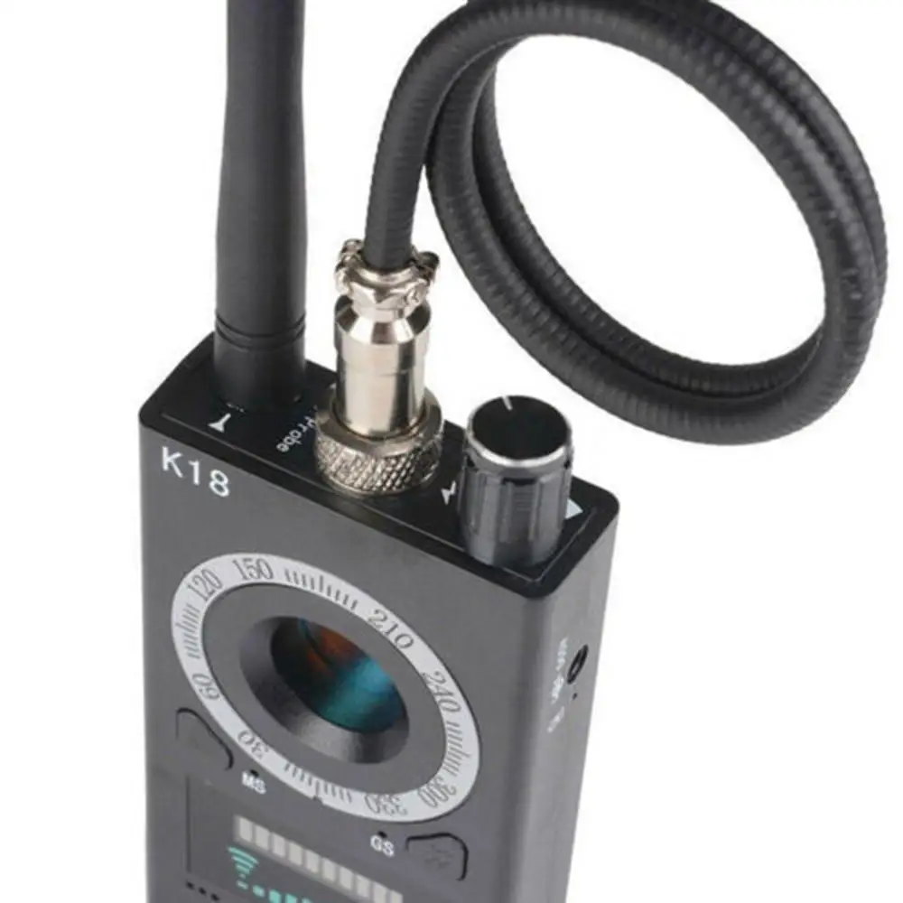 RF Signal detector Anti-spy Detector Camera K18 GSM Audio Bug Finder GPS Scan EU/US Plug
RF Signal detector Anti-spy Detector Camera K18 GSM Audio Bug Finder GPS Scan EU/US Plug