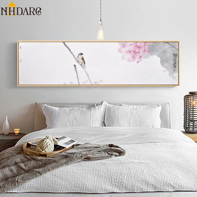 New Chinese Style Bedroom Decoration Watercolor Bird Flower Canvas Print Painting Poster Art Wall Picture Living Room Home Decor
New Chinese Style Bedroom Decoration Watercolor Bird Flower Canvas Print Painting Poster Art Wall Picture Living Room Home Decor