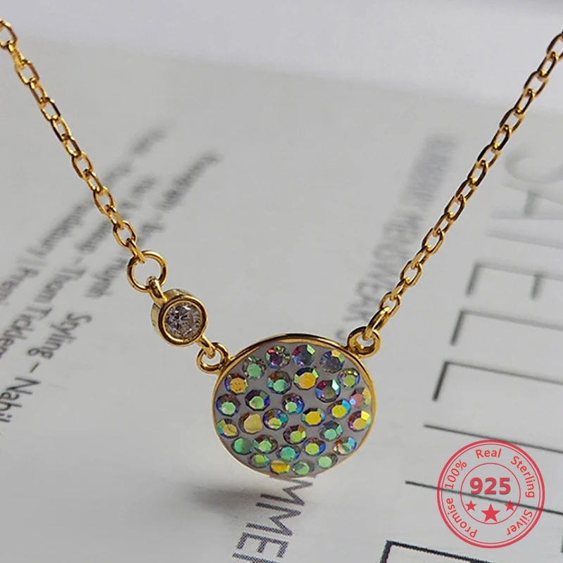 2019 New Designer Silver 925 Fashion Colorful Crystal Pendant Necklace Women Jewelry
2019 New Designer Silver 925 Fashion Colorful Crystal Pendant Necklace Women Jewelry