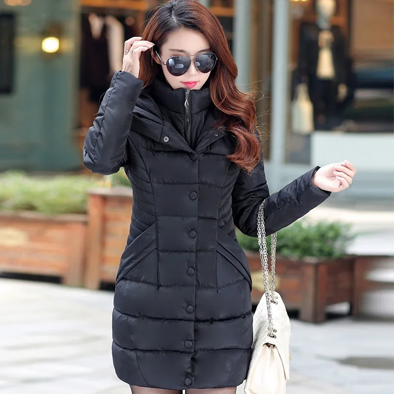Fitaylor New Winter Jacket Women Cotton Padded Female Coat Thick Warm Long Paragraph Quilted Coats Plus Size Hooded Parka Mujer
Fitaylor New Winter Jacket Women Cotton Padded Female Coat Thick Warm Long Paragraph Quilted Coats Plus Size Hooded Parka Mujer