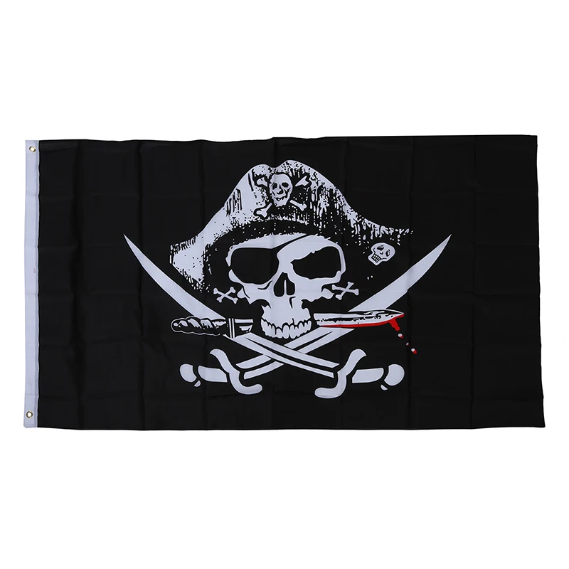 Топ! пиратские флаги Карибский череп пиратский Скелет sabre Jolly roger 150x90 см|Флаги