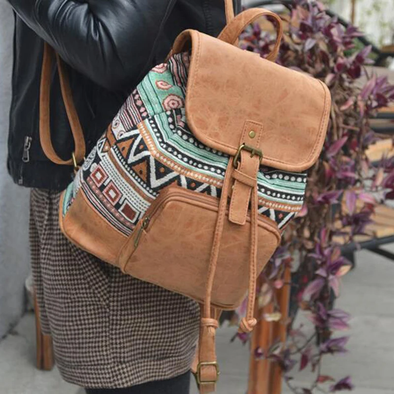 Jiessie & Angela Fashion Bohemian Style Backpack For Teenagers Girls School Bags Canvas Backpacks Travel Bag bolsas mochila
Jiessie & Angela Fashion Bohemian Style Backpack For Teenagers Girls School Bags Canvas Backpacks Travel Bag bolsas mochila