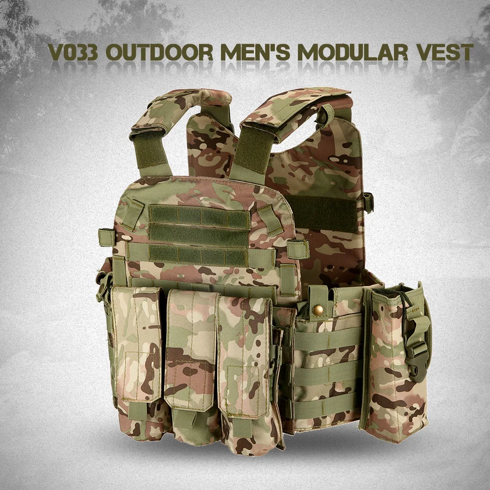 Men's Military Tactical Vest 600D Oxford Waterproof Hunting Vest Outdoor Modular Carrier CS Vests Molle Combat Assault Waistcoat
Men's Military Tactical Vest 600D Oxford Waterproof Hunting Vest Outdoor Modular Carrier CS Vests Molle Combat Assault Waistcoat