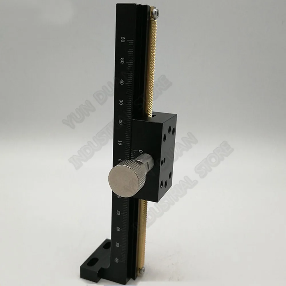 150mm ZAxis 6'' Lift Manual Displacement Trimming Platform Dovetail Slot Guide Fine Tuning Sliding Table Lifting Camera Position
150mm ZAxis 6'' Lift Manual Displacement Trimming Platform Dovetail Slot Guide Fine Tuning Sliding Table Lifting Camera Position