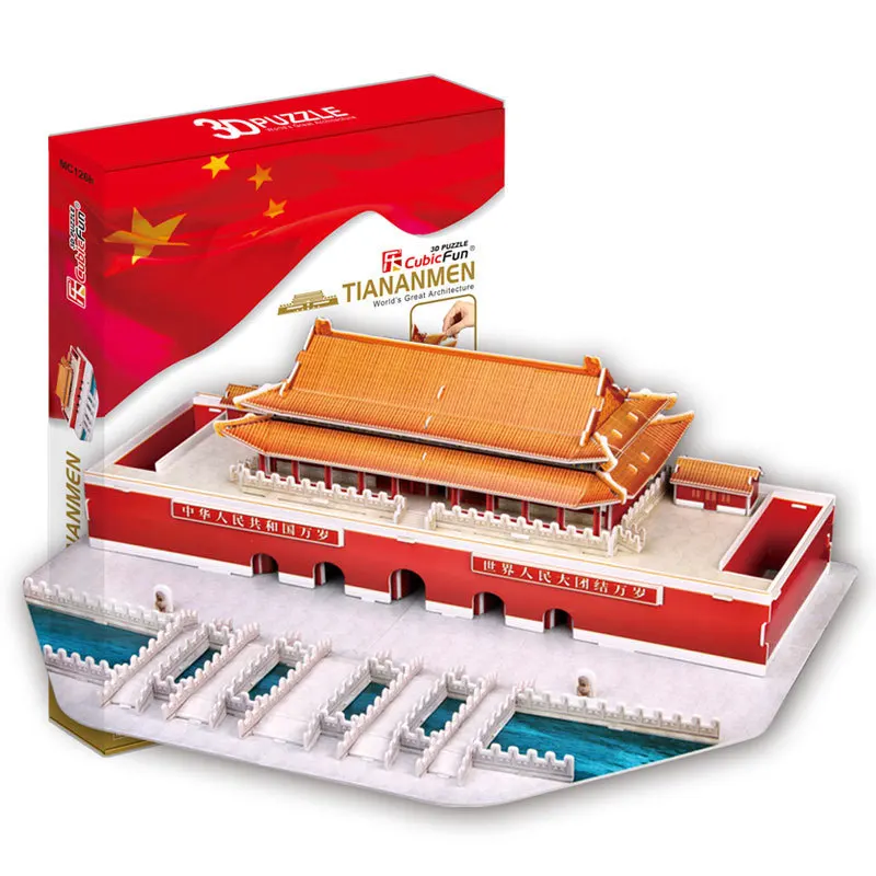 The world Famous buildings Tiananmen Miniatures 3D Puzzle DIY Creative Bricks toys China ancient Buildings Model
The world Famous buildings Tiananmen Miniatures 3D Puzzle DIY Creative Bricks toys China ancient Buildings Model