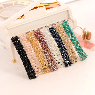 1Pcs Bling Crystal Hairpins Headwear forWomen Girls Rhinestone Hair Clips Pins Barrette Styling Tools Accessories 7 Colors
1Pcs Bling Crystal Hairpins Headwear forWomen Girls Rhinestone Hair Clips Pins Barrette Styling Tools Accessories 7 Colors
