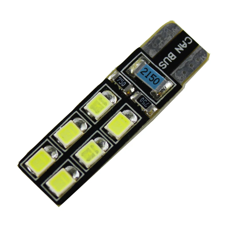 4 шт. 12 В Белый Canbus без Ошибок T10 W5W 12LED лампы 3528/1210 12SMD дальнего света автомобиля