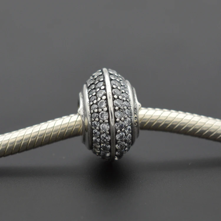 High Quality 925 Sterling Silver Charms Covered With Small Transparent Cubic Zirconia Bracelet Jewelry DIY Birthday Gift
High Quality 925 Sterling Silver Charms Covered With Small Transparent Cubic Zirconia Bracelet Jewelry DIY Birthday Gift