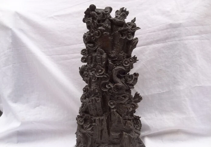 fast shipping USPS to USA S1586 15" Chinese Pure Bronze 9 Dragon Head Lotus Kwan-Yin QuanYin Buddha Pot Statue
fast shipping USPS to USA S1586 15" Chinese Pure Bronze 9 Dragon Head Lotus Kwan-Yin QuanYin Buddha Pot Statue