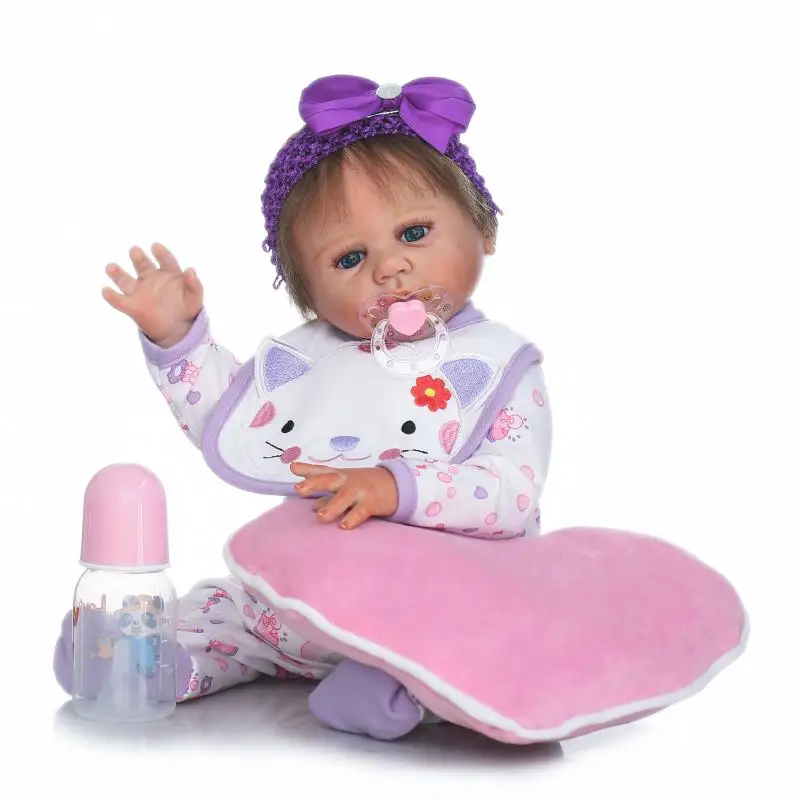 Realistic bebe girl reborn dolls 20" 50cm NPK full silicone reborn dolls high quality creative children birthday gift bonecas
Realistic bebe girl reborn dolls 20" 50cm NPK full silicone reborn dolls high quality creative children birthday gift bonecas