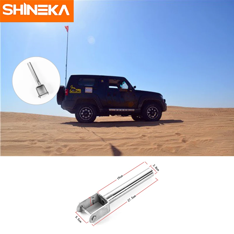SHINEKA Car Pole Bracket Flag Holder Car Accessories for Jeep Wrangler JK JL 2007-2018
SHINEKA Car Pole Bracket Flag Holder Car Accessories for Jeep Wrangler JK JL 2007-2018