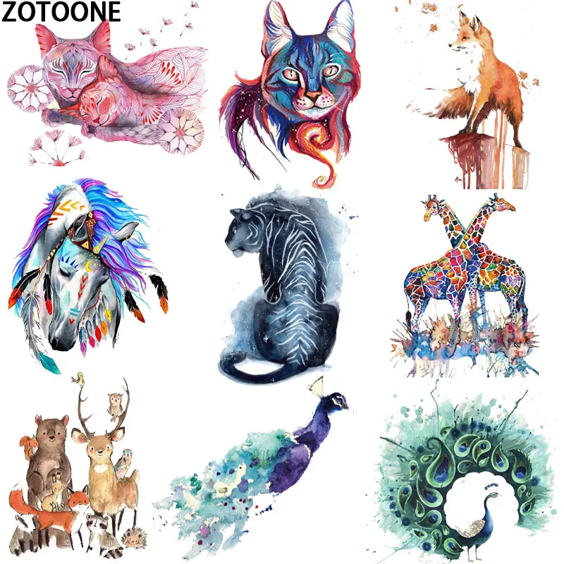 Summer Patch Iron on Transfer Cartoon Colour Lion Tiger Horse Paste heat transfer sticker Clothing DIY Peacock printing E
Summer Patch Iron on Transfer Cartoon Colour Lion Tiger Horse Paste heat transfer sticker Clothing DIY Peacock printing E